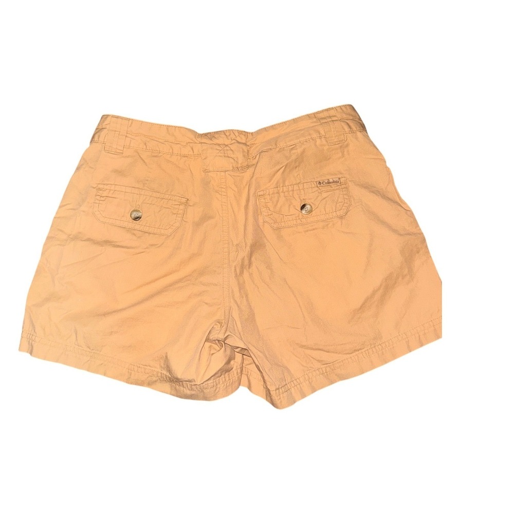 Utility Hiking Neutral Columbia Cotton Shorts Size 6 Khaki 4 Inch Inseam